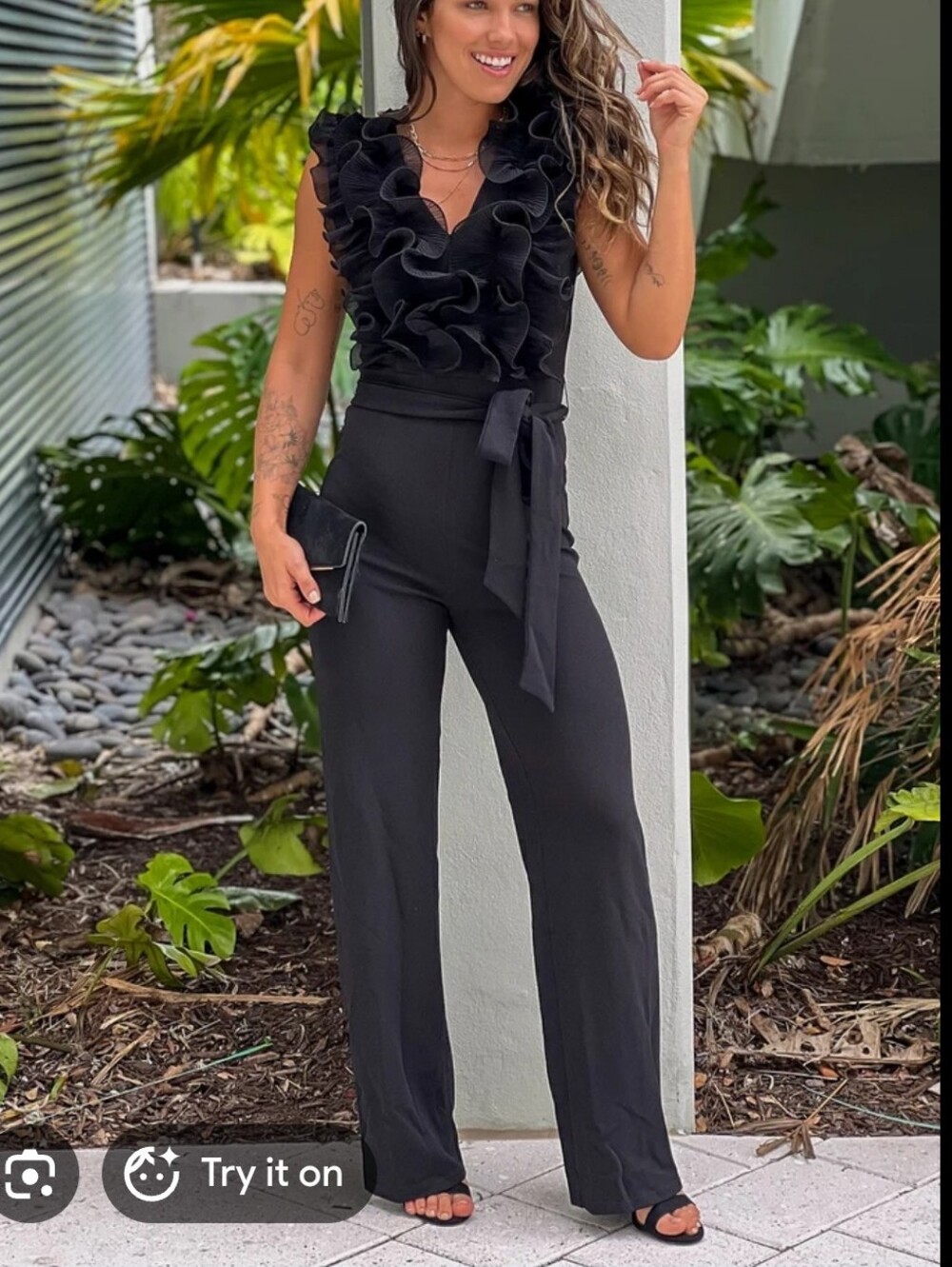 Baltic Born Black Tyra Jumpsuit Small